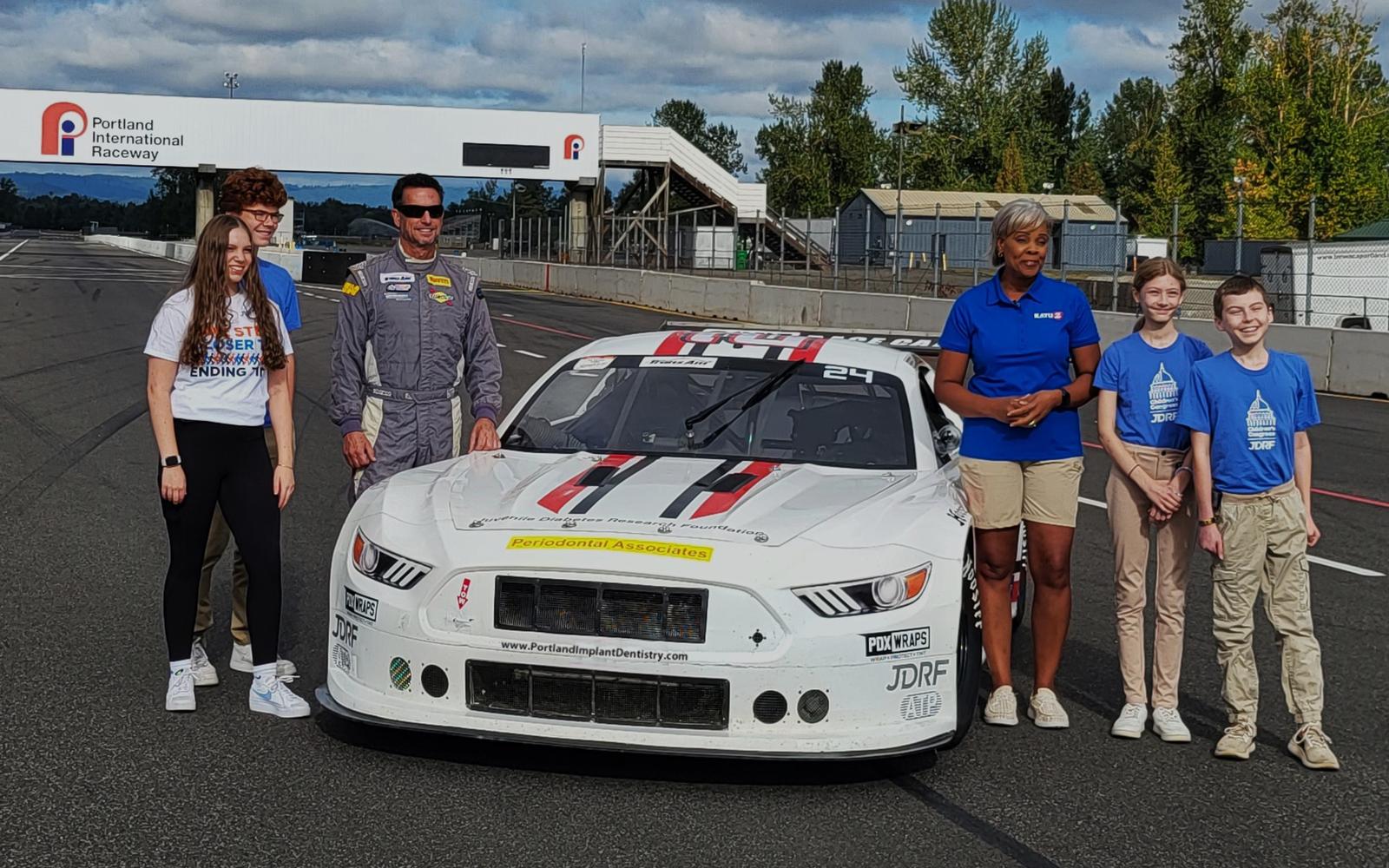 McAllister set to kick off the 2025 season with Periodontal Associates and Breakthrough T1D at Buttonwillow Raceway Park